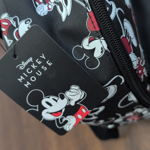 Bioworld Mickey And Minnie Allover Mini Backpack ❤️ - Picture 2 of 14